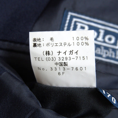 POLO RALPH LAUREN Double Breasted Navy Blazer Gold Size XXL