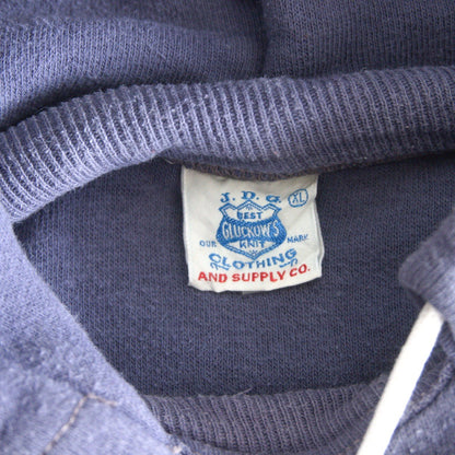 WAREHOUSE John Gluckow Double Face Hoodie Navy Size XL