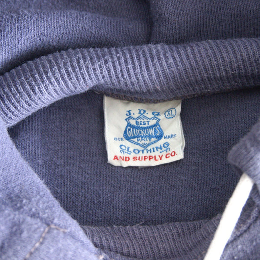 WAREHOUSE John Gluckow Double Face Hoodie Navy Size XL