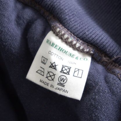 WAREHOUSE John Gluckow Double Face Hoodie Navy Size XL