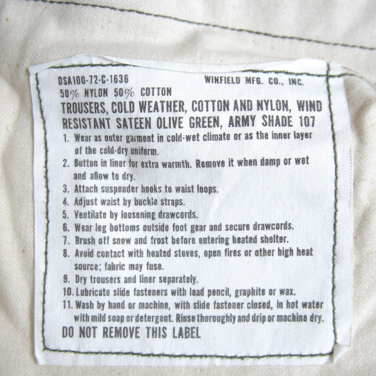 US ARMY 70s M-65 Field Cargo Pants Size MEDIUM/REGULAR