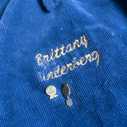 FFA Farmers Work Jacket Navy Corduroy Embroidery Size S