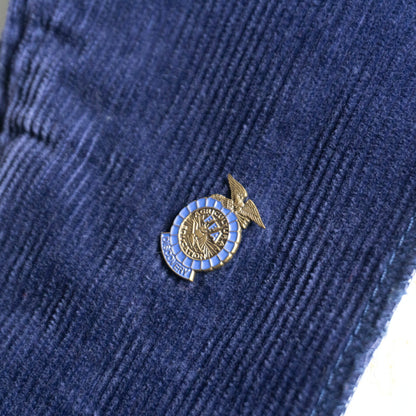 FFA Farmers Work Jacket Navy Corduroy Embroidery Size S