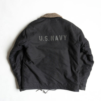 BUZZ RICKSON N-1 Deck Jacket Navy Alpaca Lining Size XXS