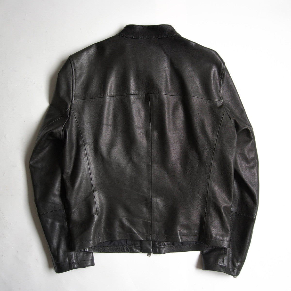 EMMETI Lamb Leather Single Rider Jacket Black Size L