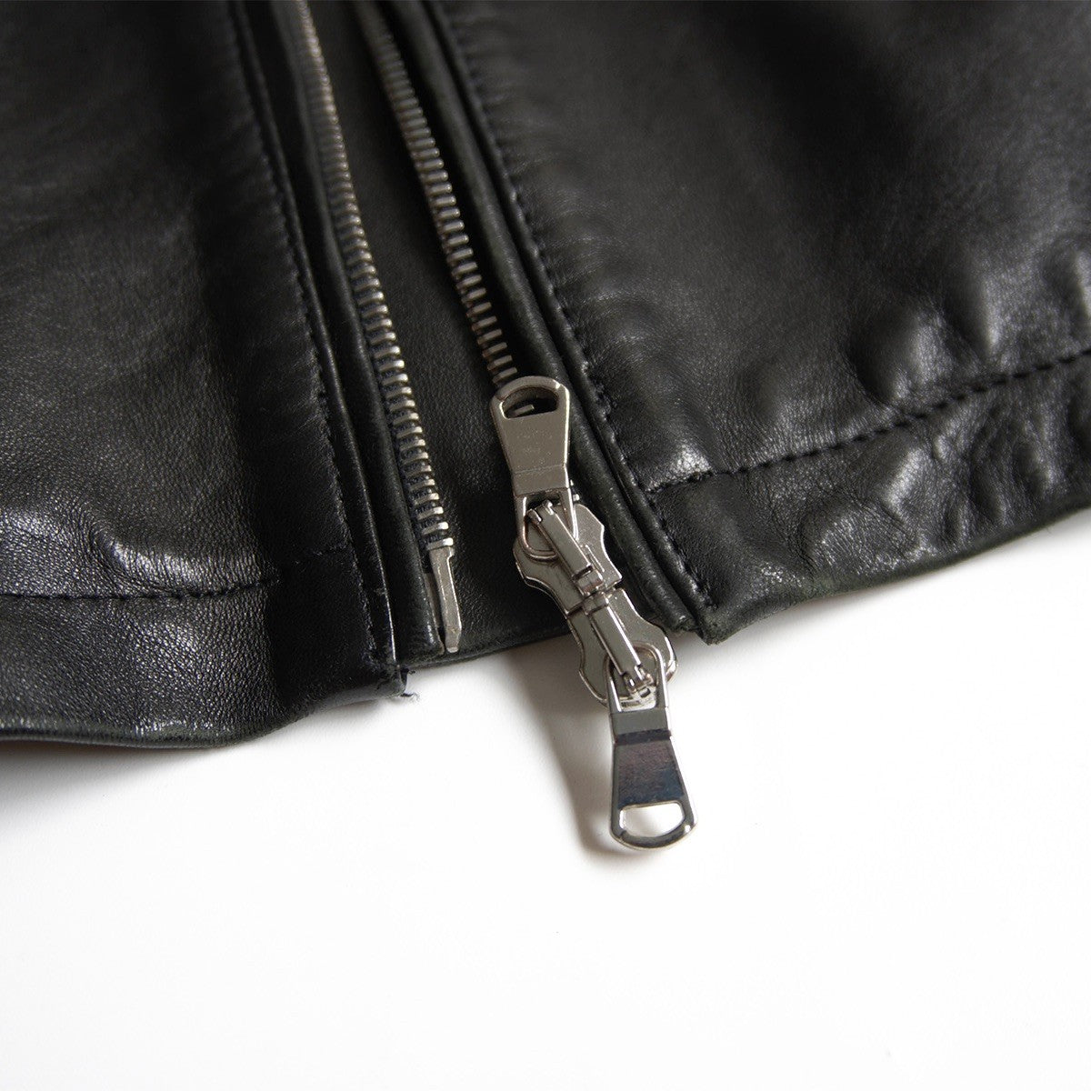 EMMETI Lamb Leather Single Rider Jacket Black Size L