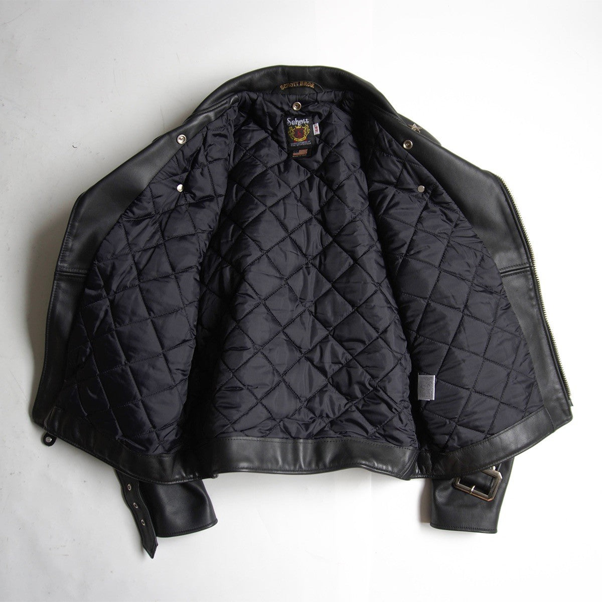 SCHOTT 613US One Star Double Riders Jkt Black Size S