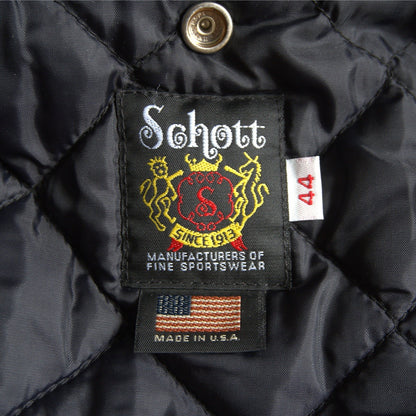 SCHOTT 613US One Star Double Riders Jkt Black Size S