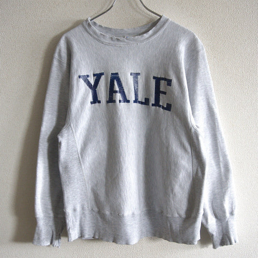 CHAMPION 80s Yale Reverse Weave College Sweatshirt Size M