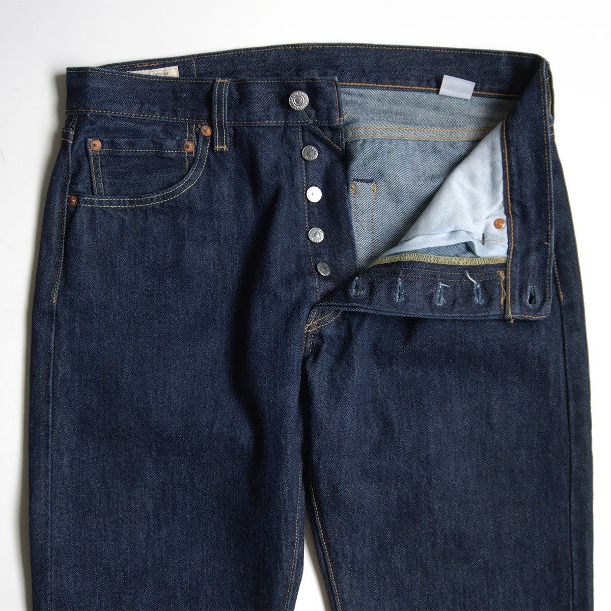 LEVI'S PREMIUM Made in USA 501 Big E Dark Wash Size 32×34