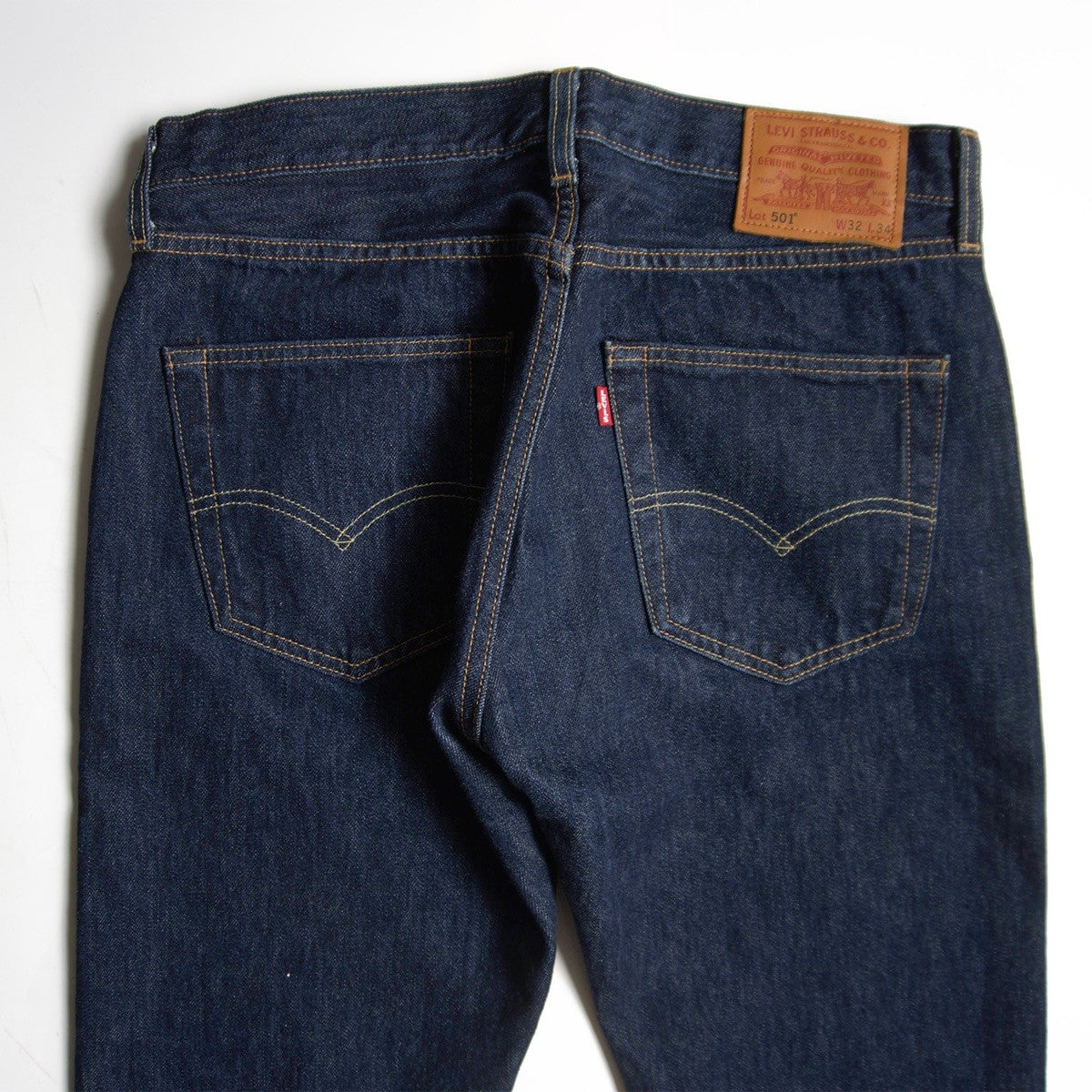 LEVI'S PREMIUM Made in USA 501 Big E Dark Wash Size 32×34