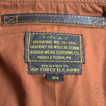 ROUGH WEAR THE FEW A-2 Horsehide Flight Jacket Size S