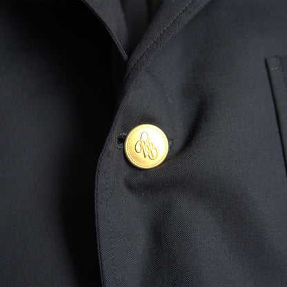 BROOKS BROTHERS Navy Blazer Gold Buttons Size 40SHT
