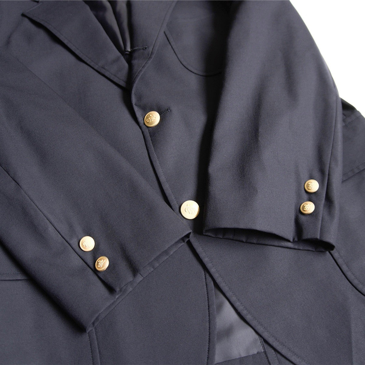 BROOKS BROTHERS Navy Blazer Gold Buttons Size 40SHT