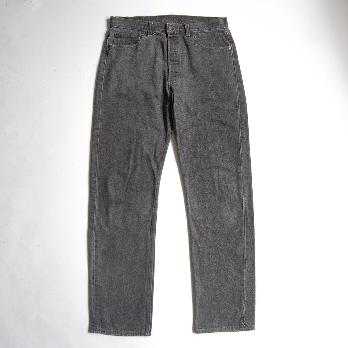 LEVI'S 90s 501 Black Denim Pants USA Made Size 34×32