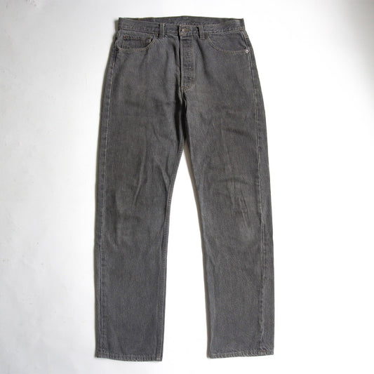 LEVI'S 90s 501 Black Denim Pants USA Made Size 34×32