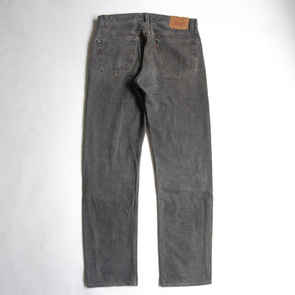 LEVI'S 90s 501 Black Denim Pants USA Made Size 34×32