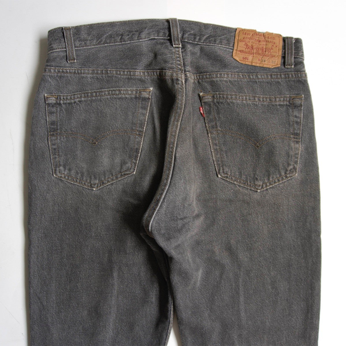 LEVI'S 90s 501 Black Denim Pants USA Made Size 34×32