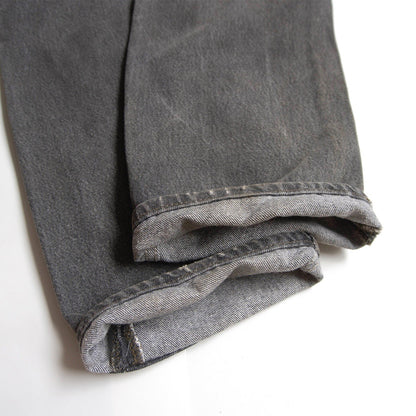 LEVI'S 90s 501 Black Denim Pants USA Made Size 34×32