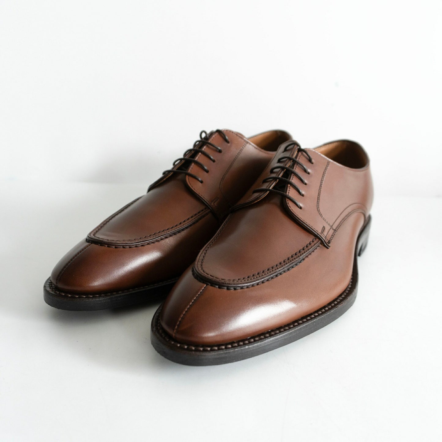 REGAL 706R GORETEX U-Tip Leather Shoes Brown Size 8.5