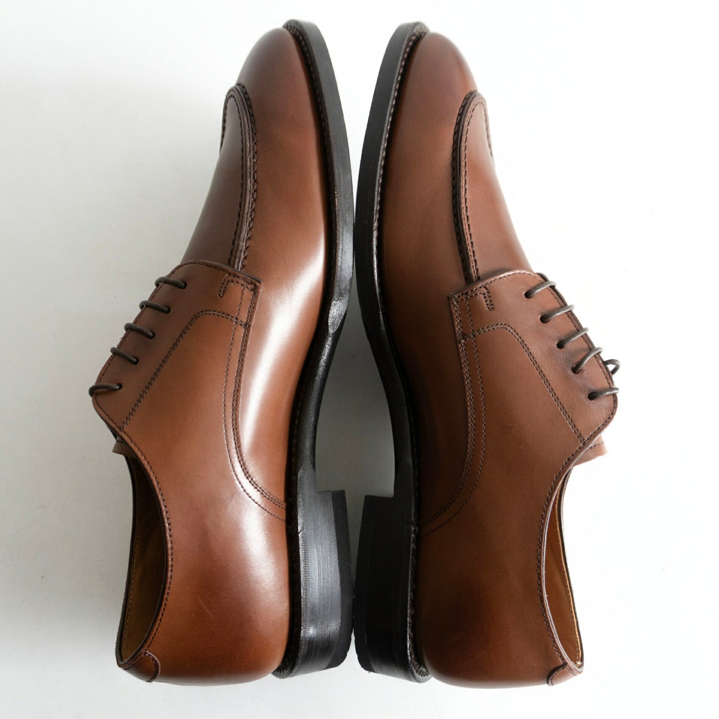 REGAL 706R GORETEX U-Tip Leather Shoes Brown Size 8.5