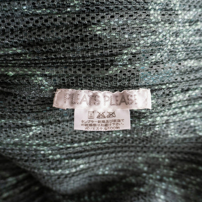 PLEATS PLEASE Issey Miyake Pleated Long Cardigan Size L