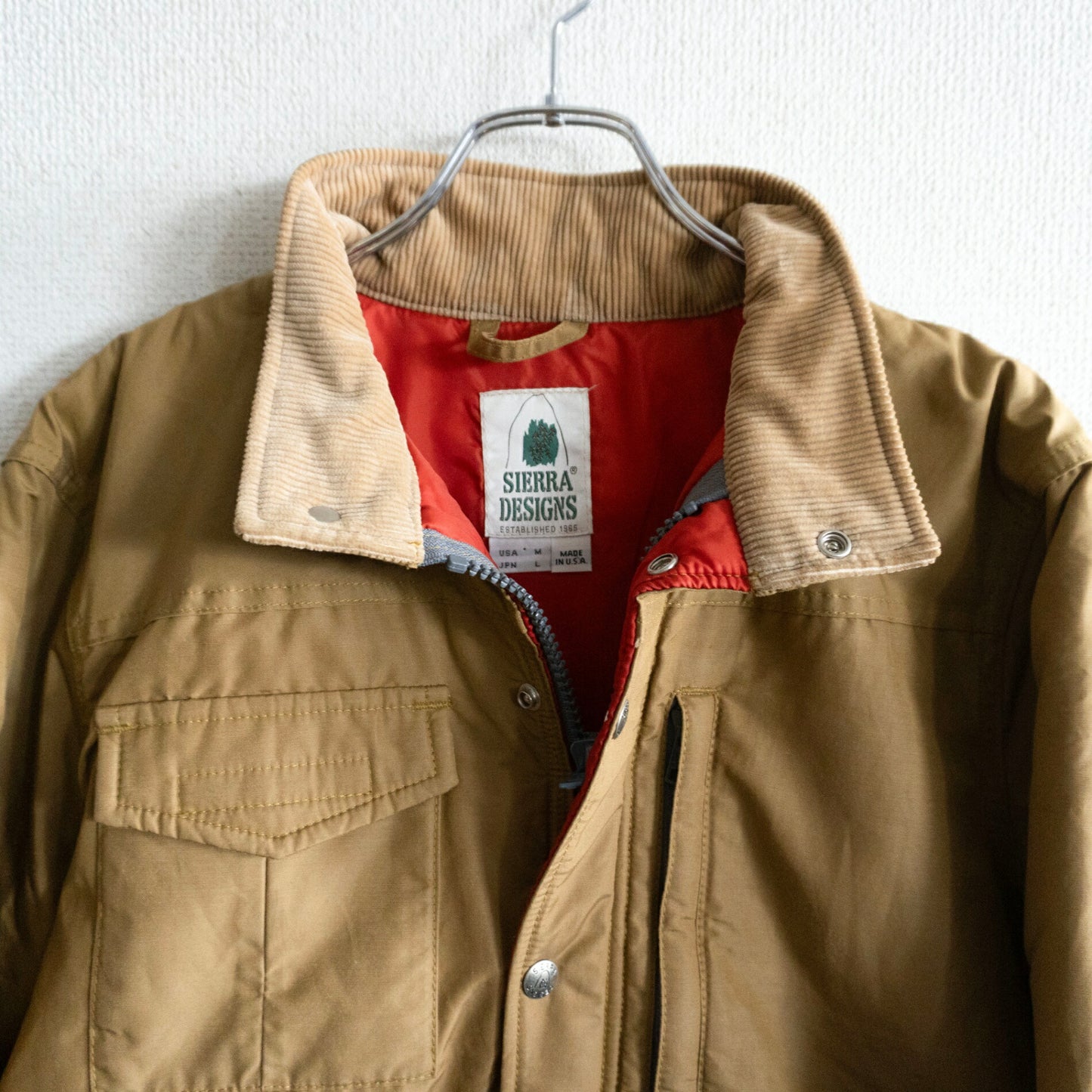 Sierra Designs USA 60/40 Padded Panamint Jacket Tan Size L