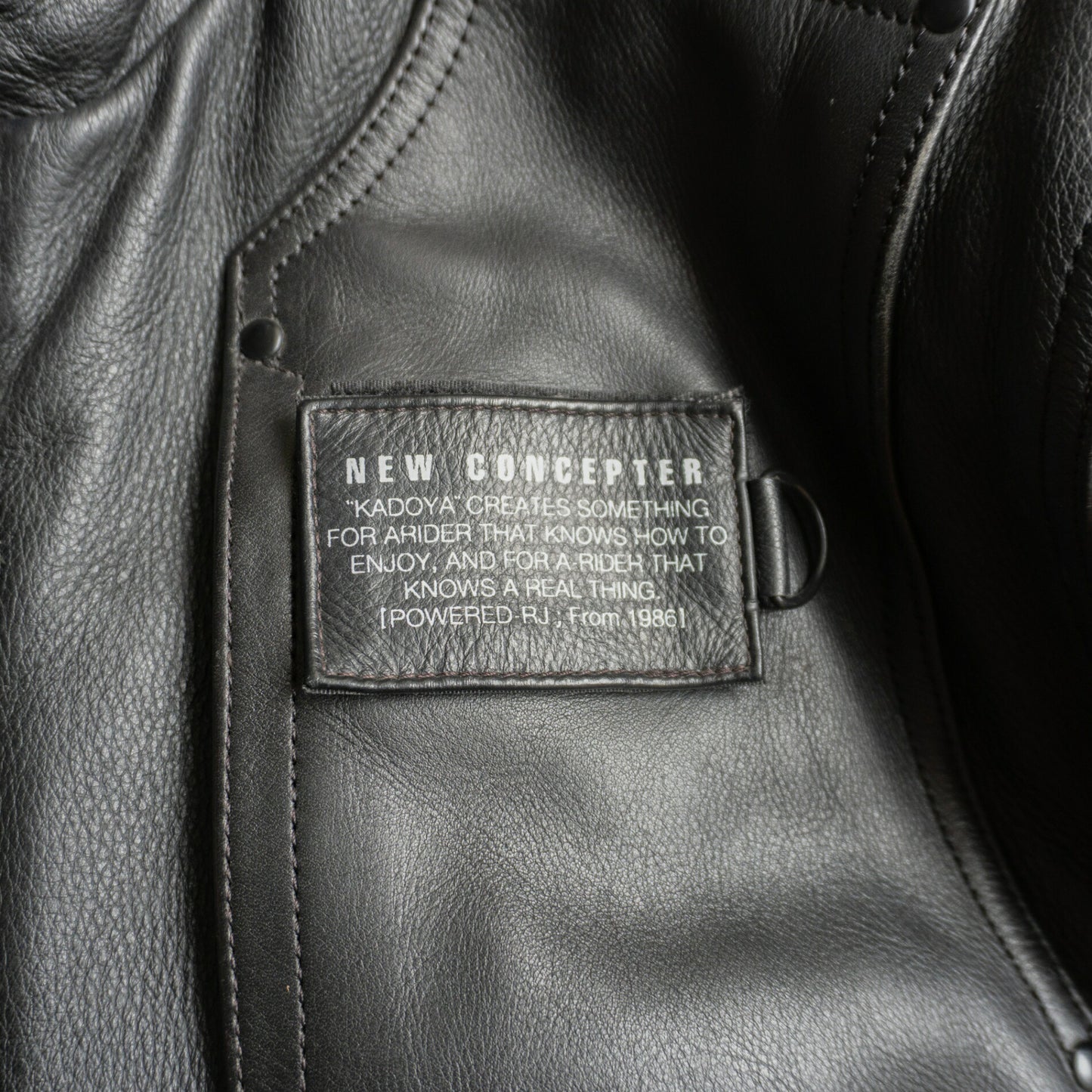 KADOYA New Concepter Thick Leather Riders Jacket Size 4L
