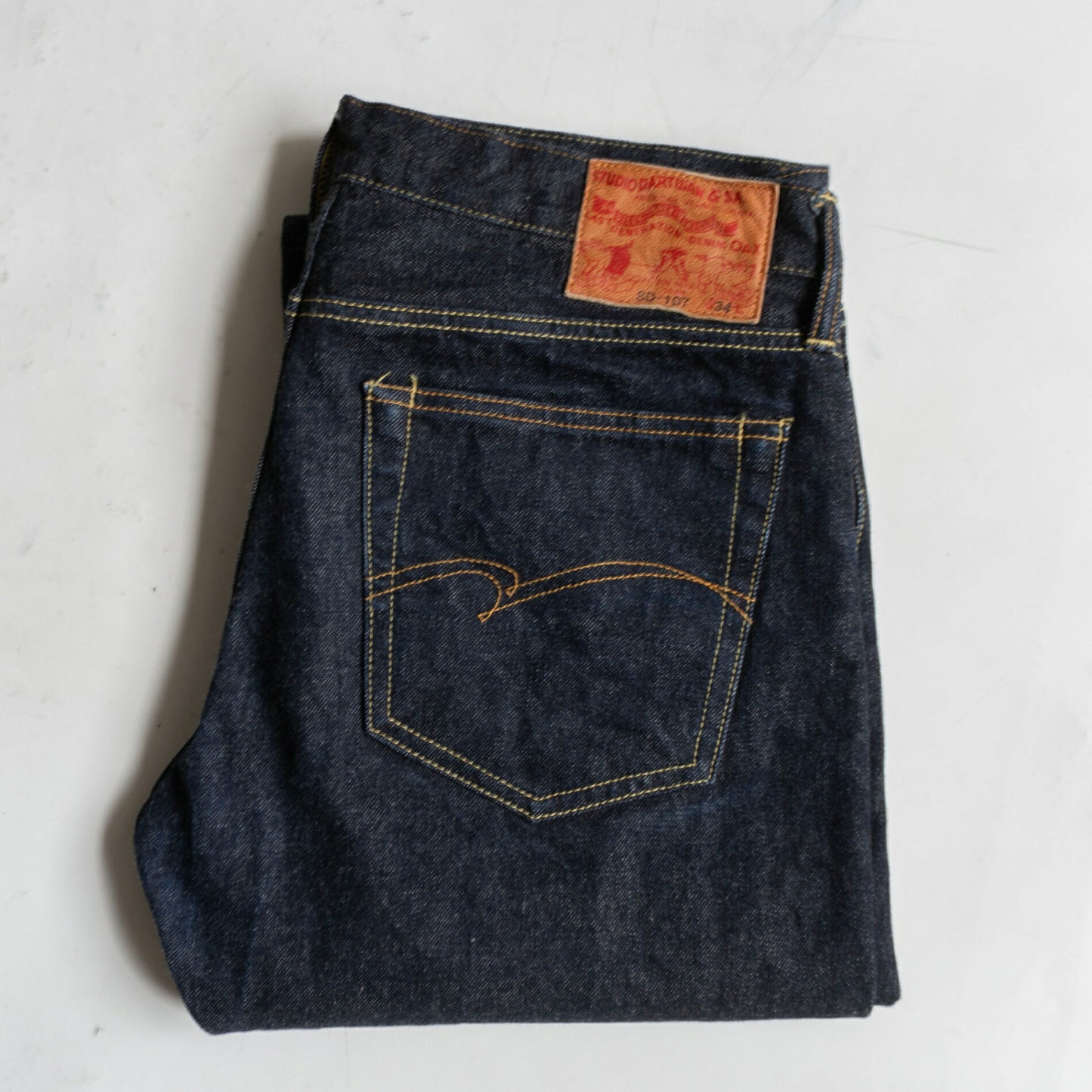 STUDIO D’ARTISAN SD-107 15oz Super Tight Denim Size 34