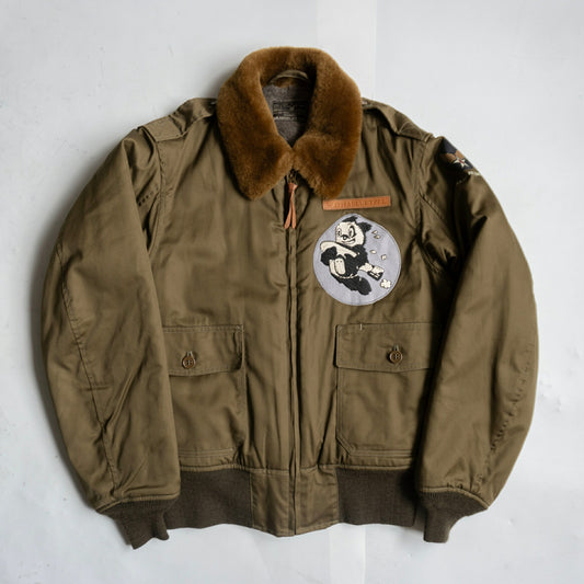 BUZZ RICKSON’S B-10 Rough Wear Flight Jacket Alpaca Size XXS