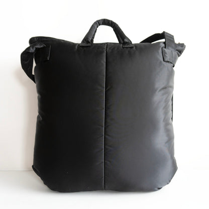 PORTER TANKER Nylon 2-Way Helmet Bag Black Size ONE SIZE