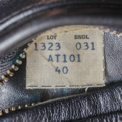 SCHOTT AT101 Collared Single Leather Riders Jacket Size XXS