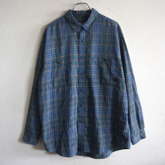 PATAGONIA 00s Organic Cotton Check Shirt Portugal Size L