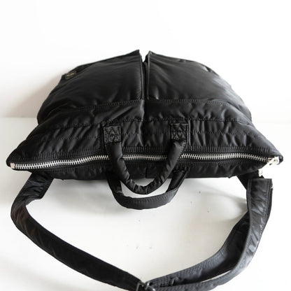 PORTER TANKER Nylon 2-Way Helmet Bag Black Size ONE SIZE
