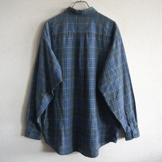 PATAGONIA 00s Organic Cotton Check Shirt Portugal Size L