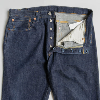 LEVI'S VINTAGE CLOTHING 501XX Big E Denim Dark Size 38×34
