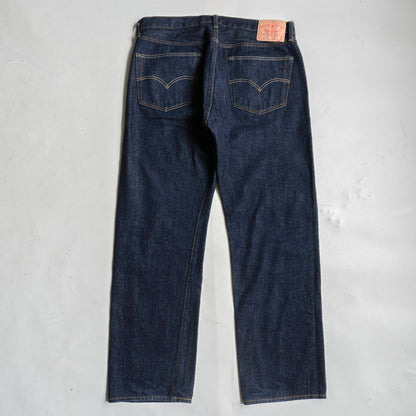 LEVI'S VINTAGE CLOTHING 501XX Big E Denim Dark Size 38×34