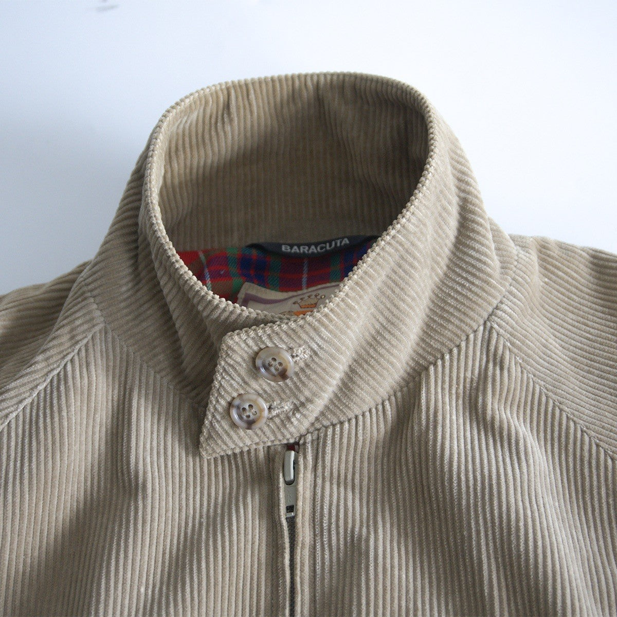 BARACUTA G9 Corduroy Swingtop Harrington Jacket Size 38