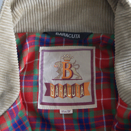 BARACUTA G9 Corduroy Swingtop Harrington Jacket Size 38