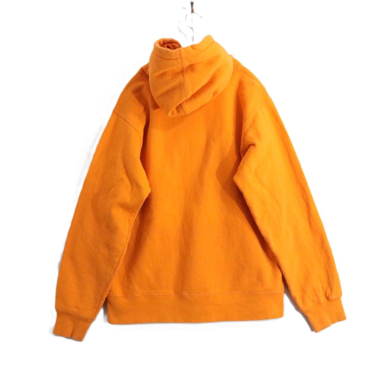 SUPREME 17SS Full Stripe Cotton Hoodie Orange Size M