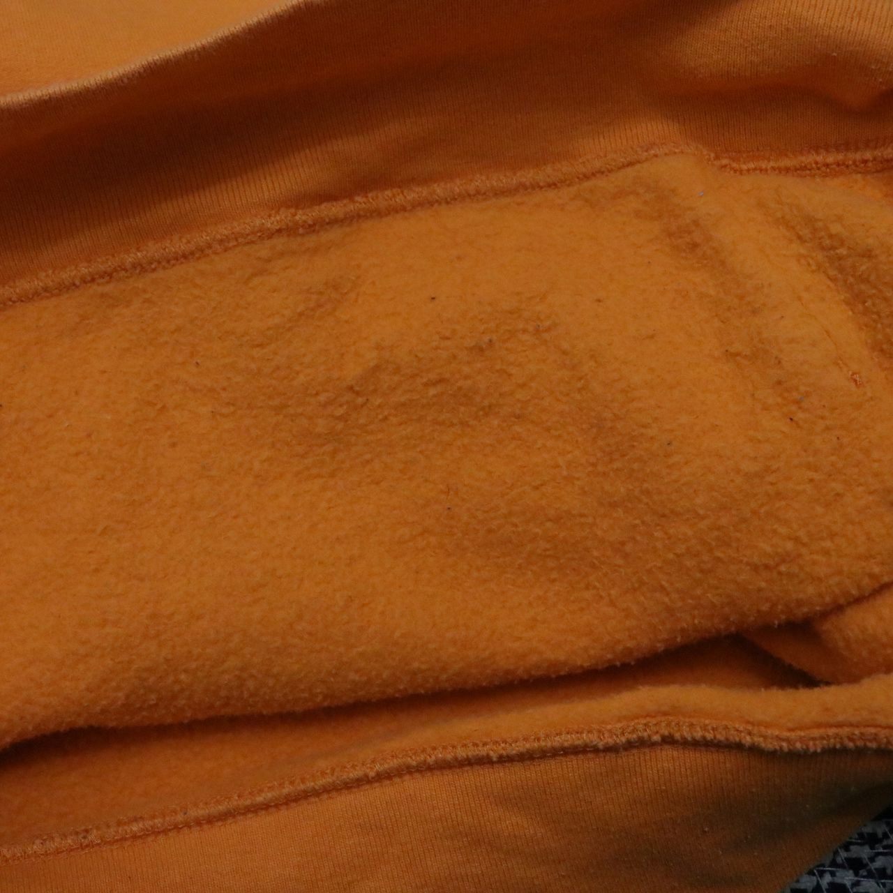 SUPREME 17SS Full Stripe Cotton Hoodie Orange Size M