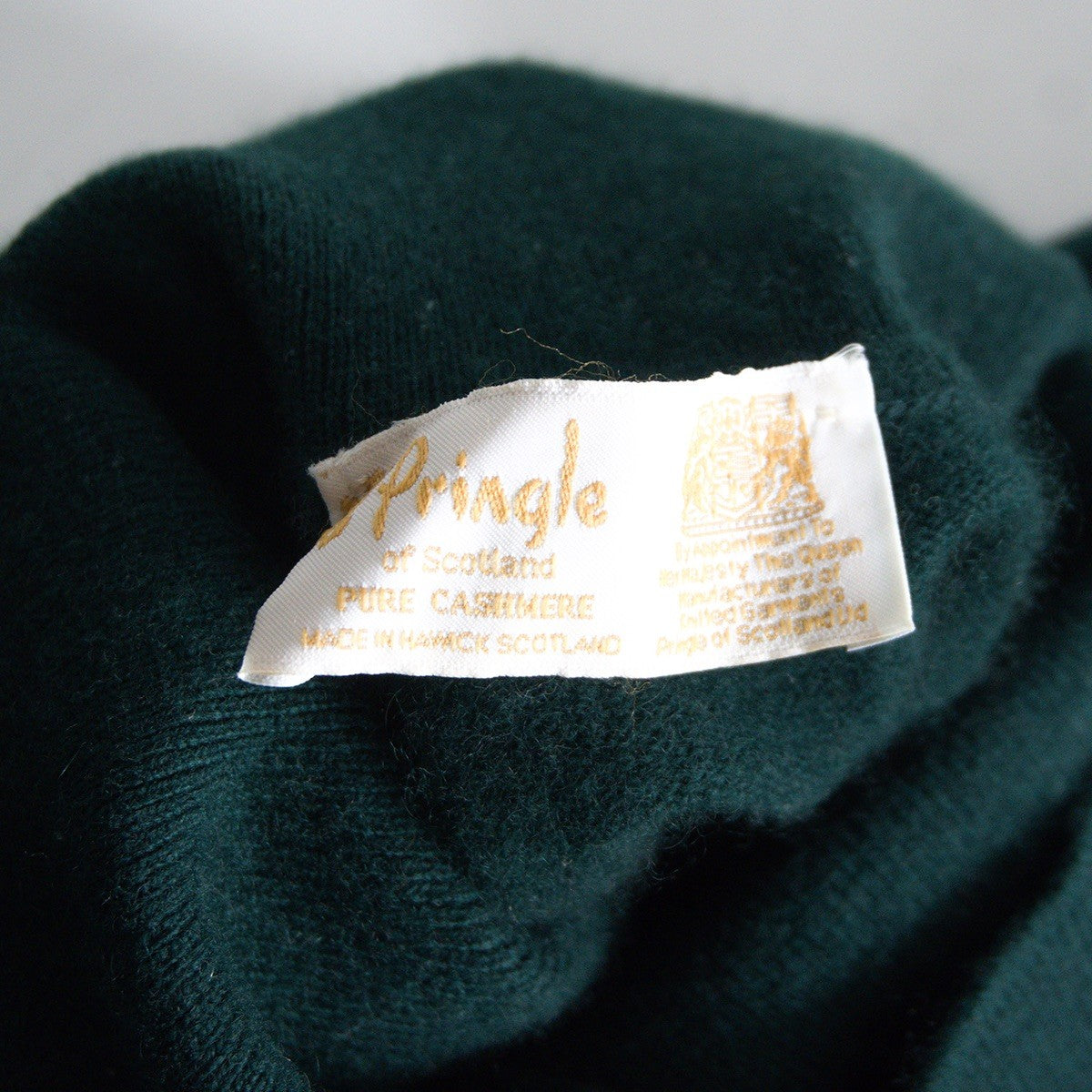 Pringle of Scotland 80s Cashmere Turtleneck Knit Size L