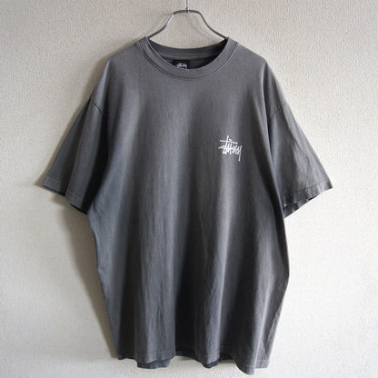 STUSSY Double-Sided Print Faded Oversized T-Shirt Size L