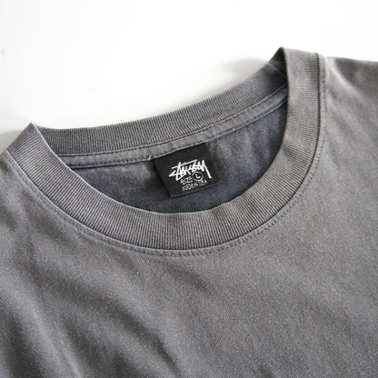 STUSSY Double-Sided Print Faded Oversized T-Shirt Size L
