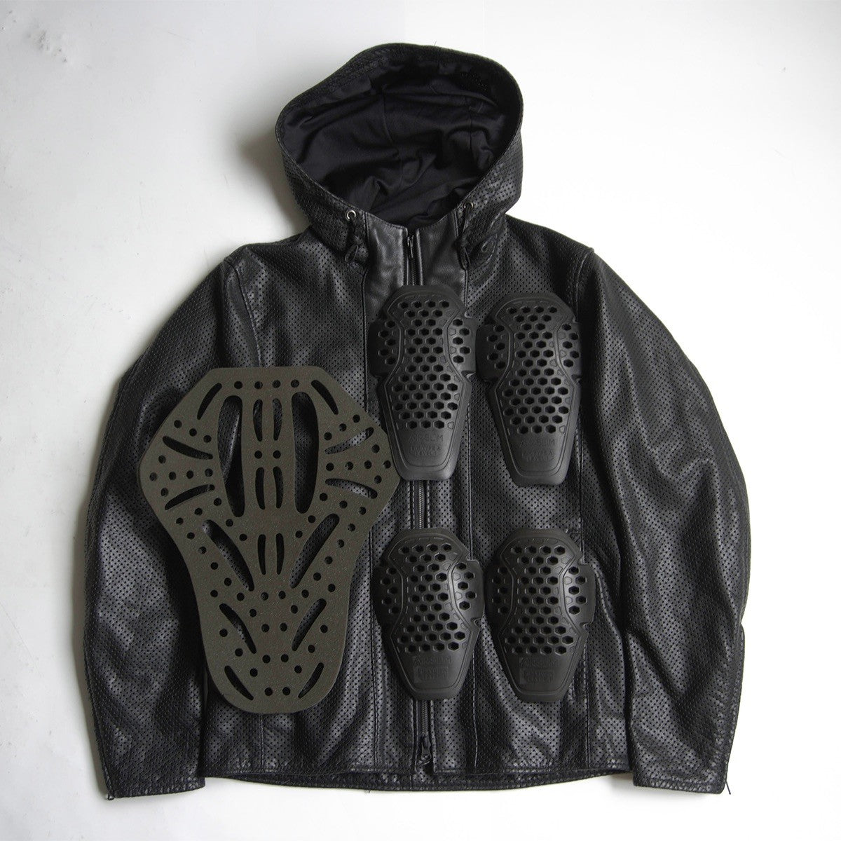 KADOYA ALTER KEIS Perforated Hooded Rider Jacket Size LL