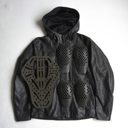 KADOYA ALTER KEIS Perforated Hooded Rider Jacket Size LL