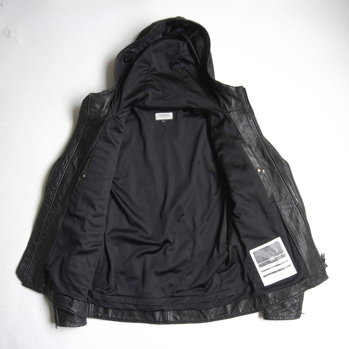KADOYA ALTER KEIS Perforated Hooded Rider Jacket Size LL