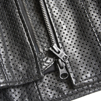KADOYA ALTER KEIS Perforated Hooded Rider Jacket Size LL