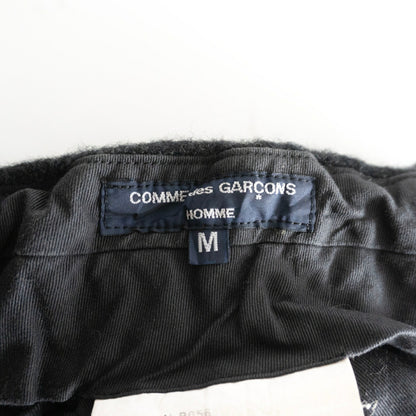COMME des GARCONS HOMME 00s Shrunk Wool Slacks Black Size 32