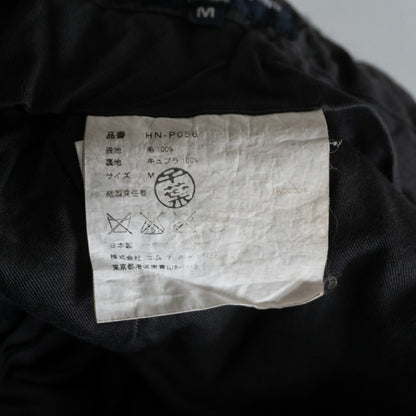 COMME des GARCONS HOMME 00s Shrunk Wool Slacks Black Size 32